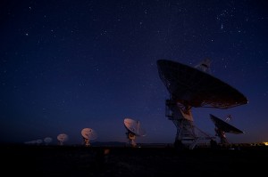 Very Large Array With Stars. hoto credit: Malcolm Park